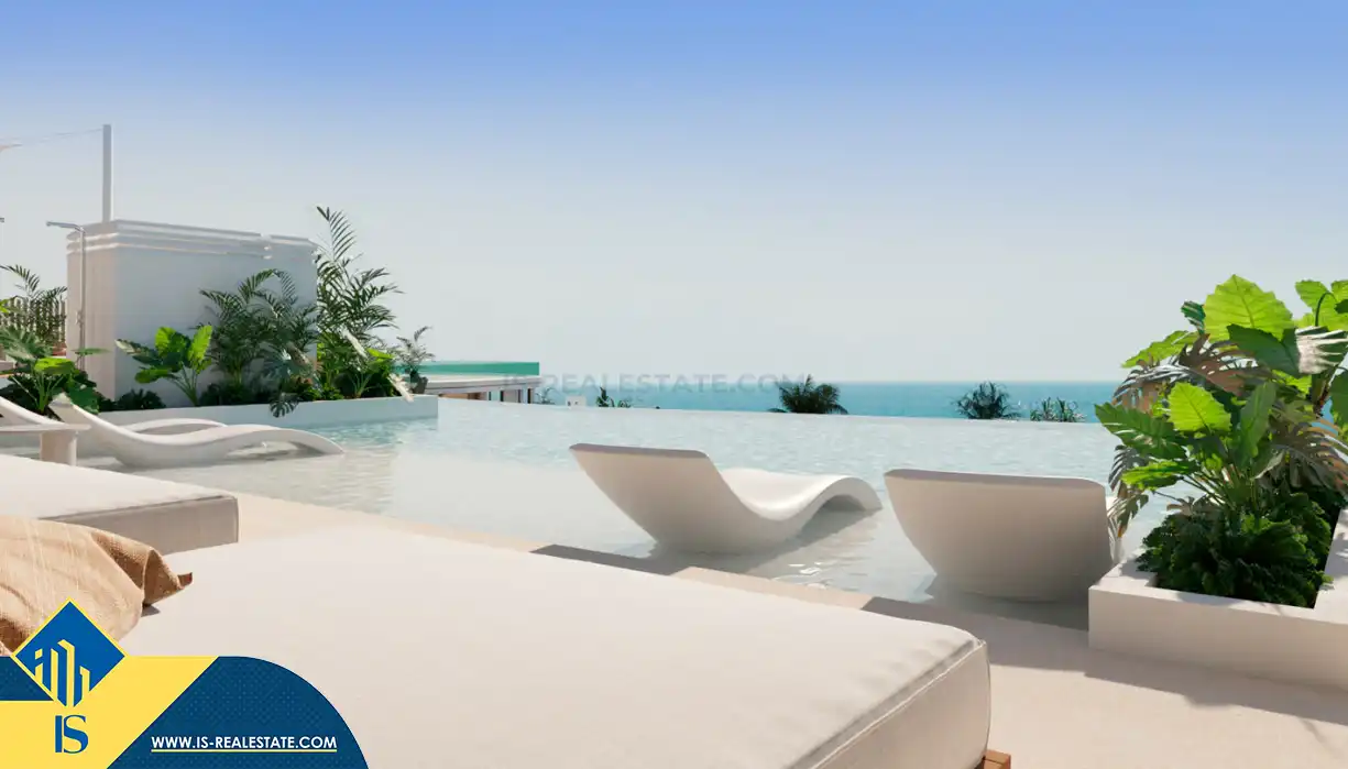 Piscina de Apartament en venda en Santa Eulària des Riu amb Terrassa, Piscina i Balcó