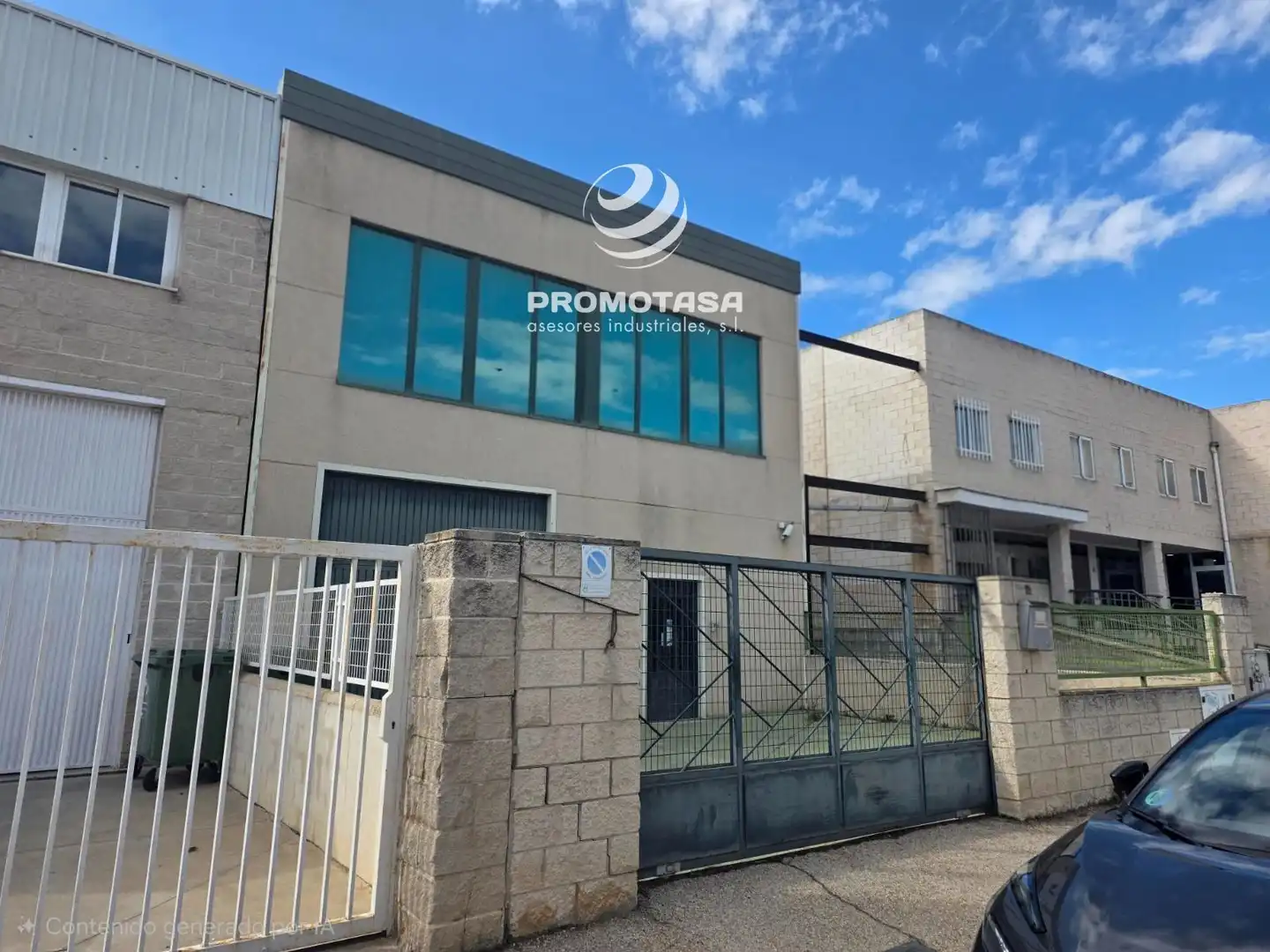 Außenansicht von Fabrikhallen zur Miete in Rivas-Vaciamadrid mit Heizung