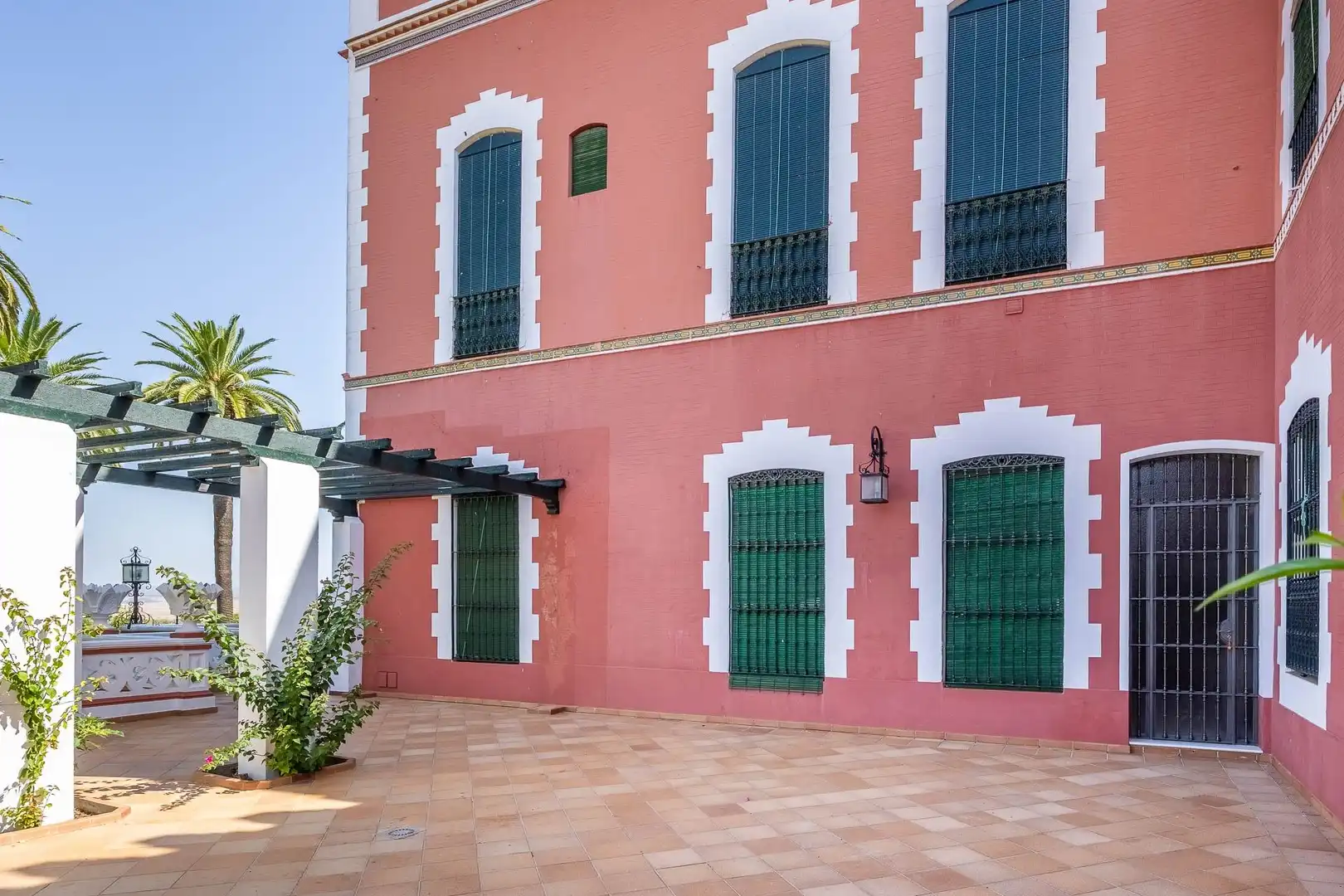 Außenansicht von Country house zum Verkauf in Villalba del Alcor mit Klimaanlage, Privatgarten und Abstellraum