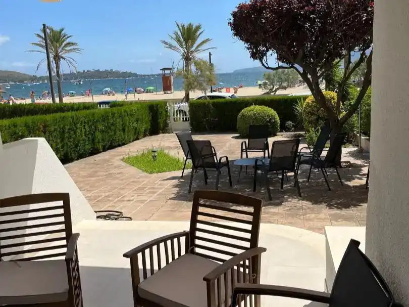 Terrace of Flat for rent in Pollença  with Air Conditioner, Private garden and Furnished