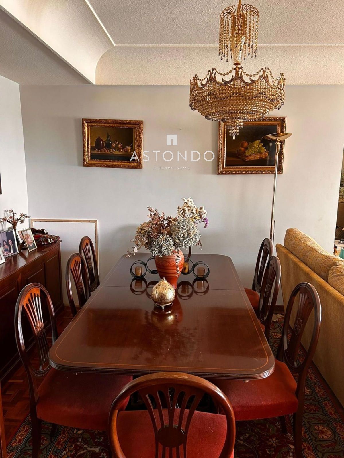 Dining room of Flat for sale in  Madrid Capital  with Heating, Parquet flooring and Terrace