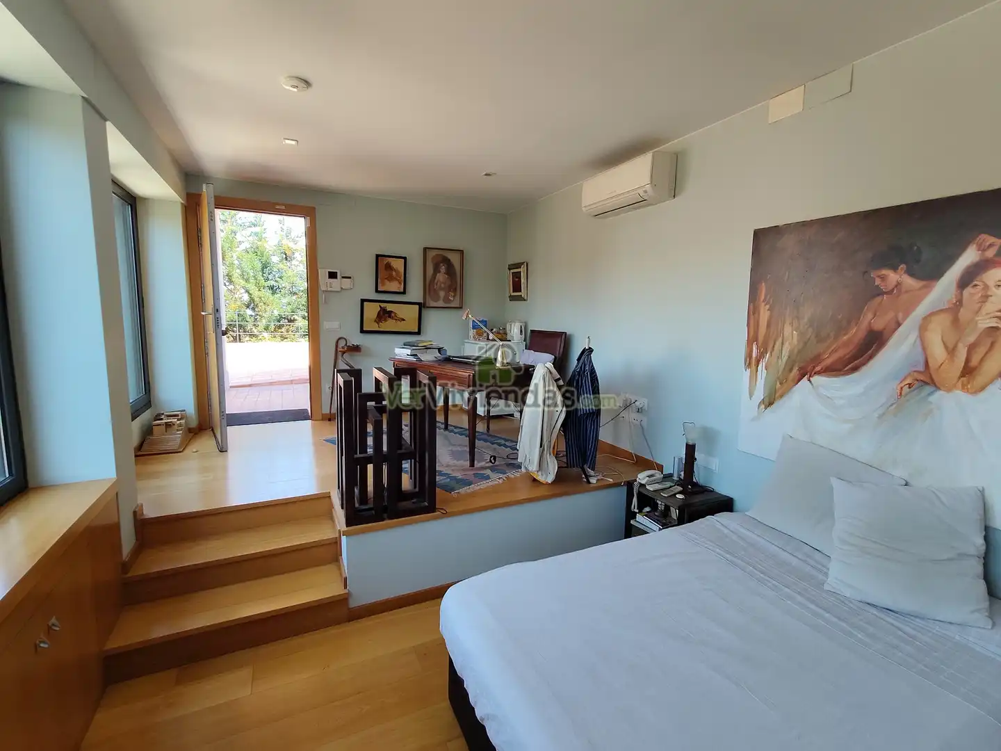 Dormitori de Casa o xalet en venda en Sant Cugat del Vallès amb Aire condicionat, Calefacció i Jardí privat