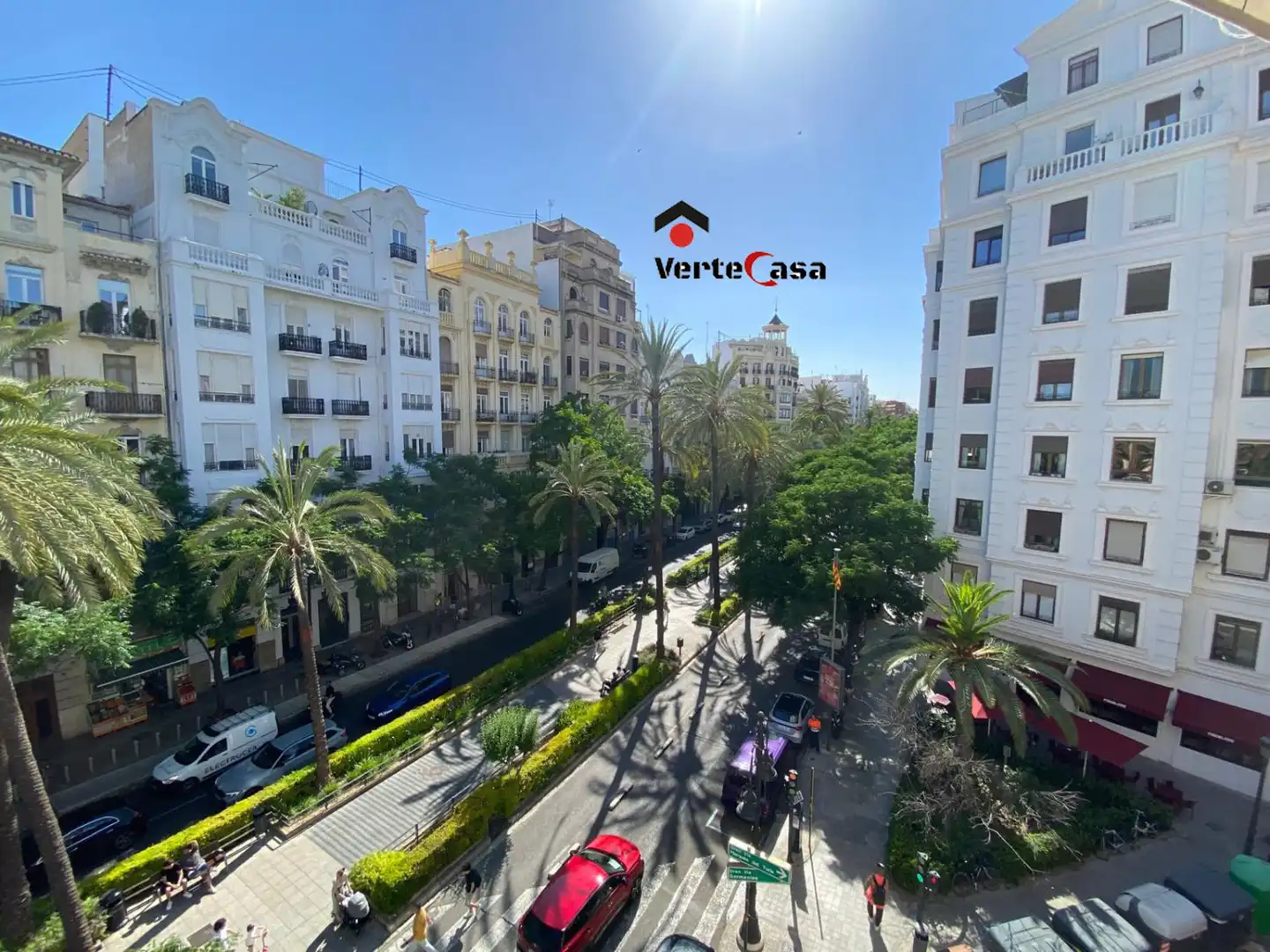 Vista exterior de Piso de alquiler en Valencia con Aire acondicionado, Calefacción y Parquet