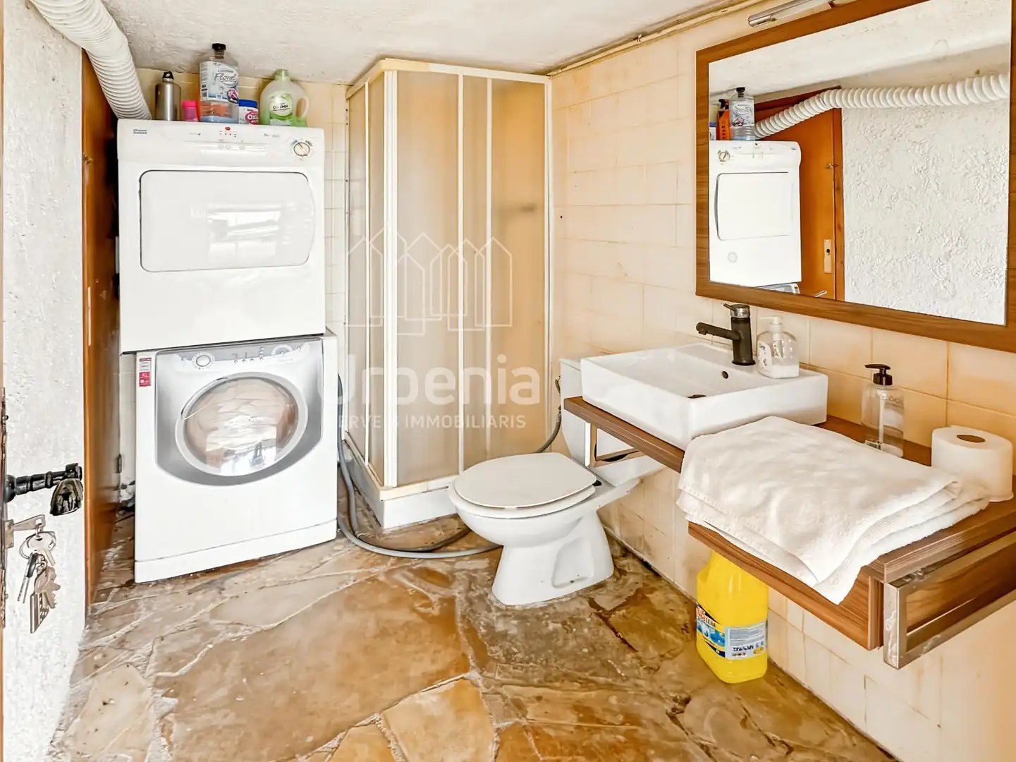 Badezimmer von Haus oder Chalet zum Verkauf in L'Ametlla del Vallès mit Heizung und Schwimmbad