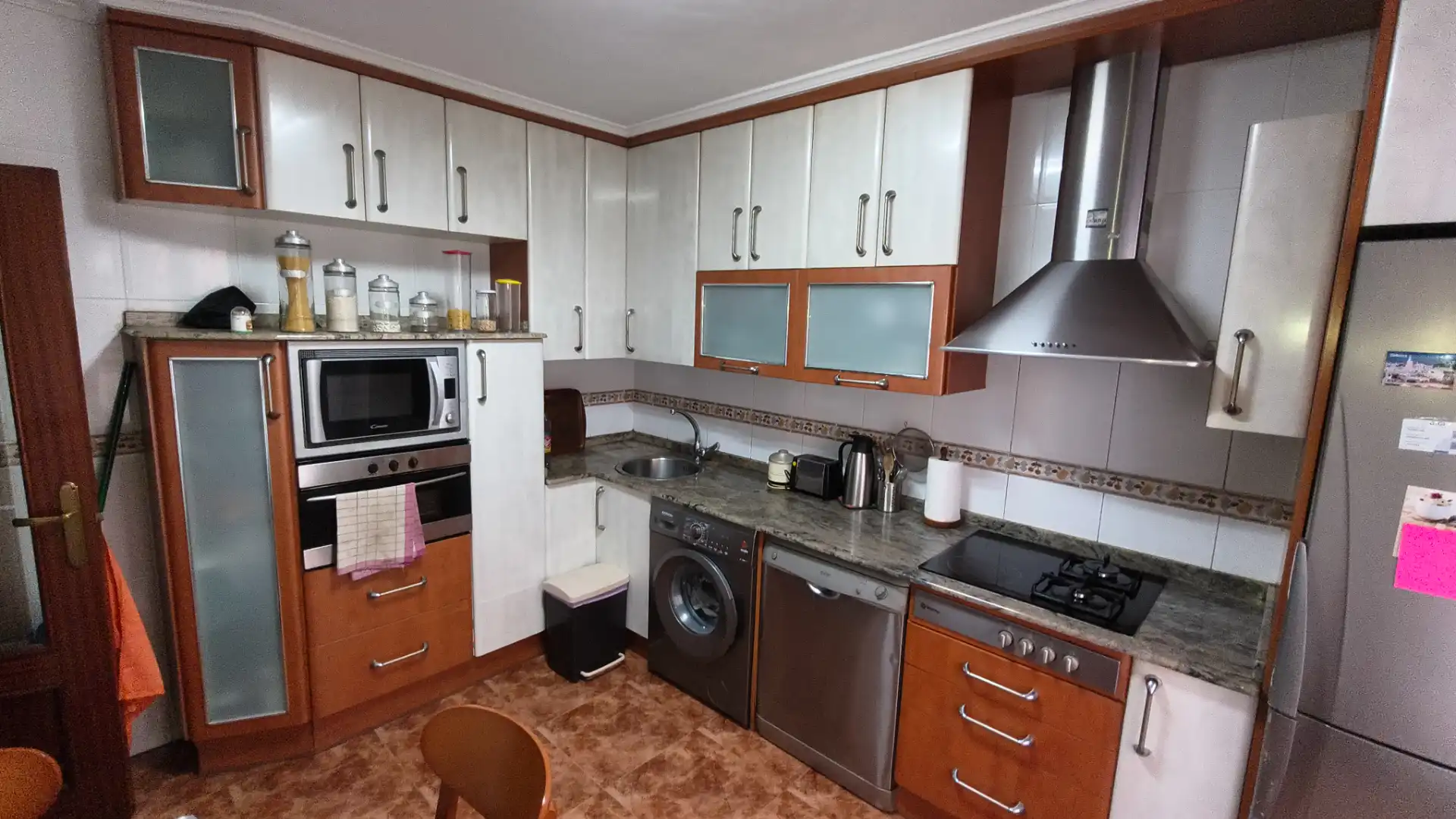 Kitchen of Flat for sale in Portugalete  with Heating, Storage room and Furnished