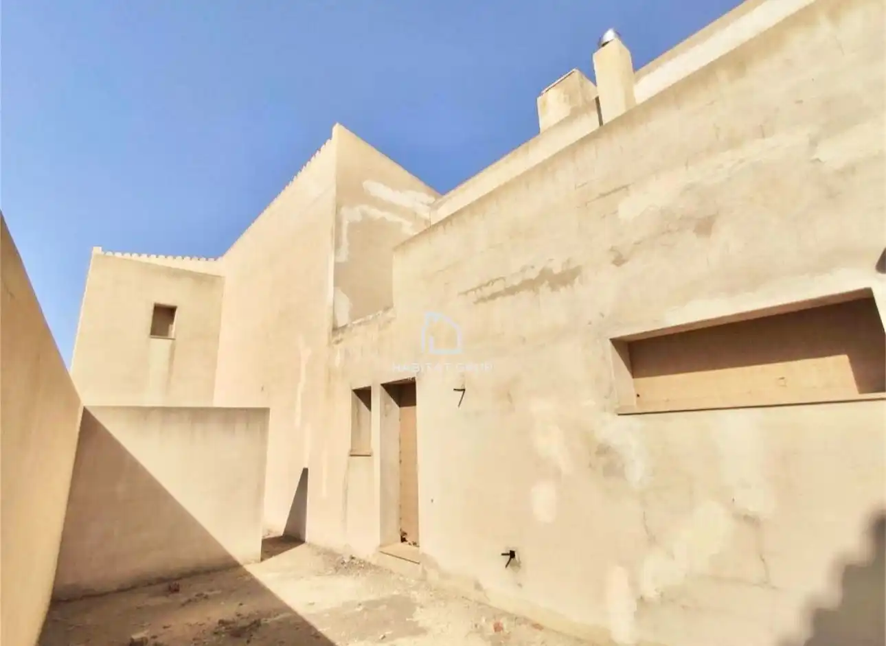 Vista exterior de Casa o xalet en venda en Es Migjorn Gran amb Calefacció, Jardí privat i Terrassa