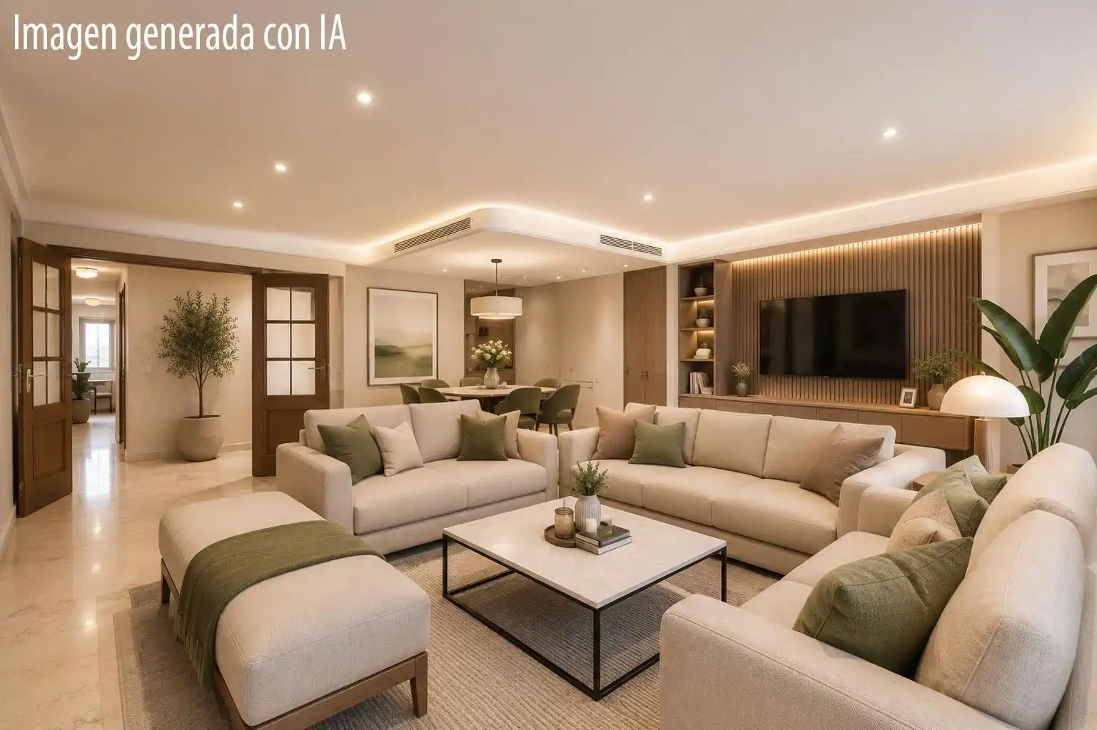 Sala de estar de Piso en venta en Alicante / Alacant con Aire acondicionado, Calefacción y Terraza