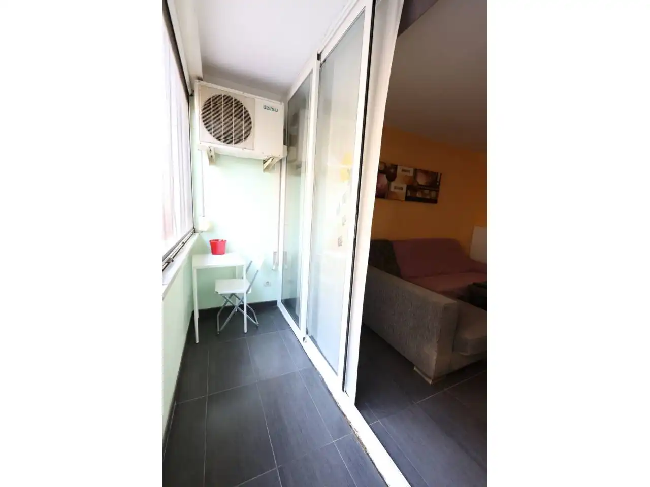 Bedroom of Flat for sale in L'Hospitalet de Llobregat  with Air Conditioner and Balcony