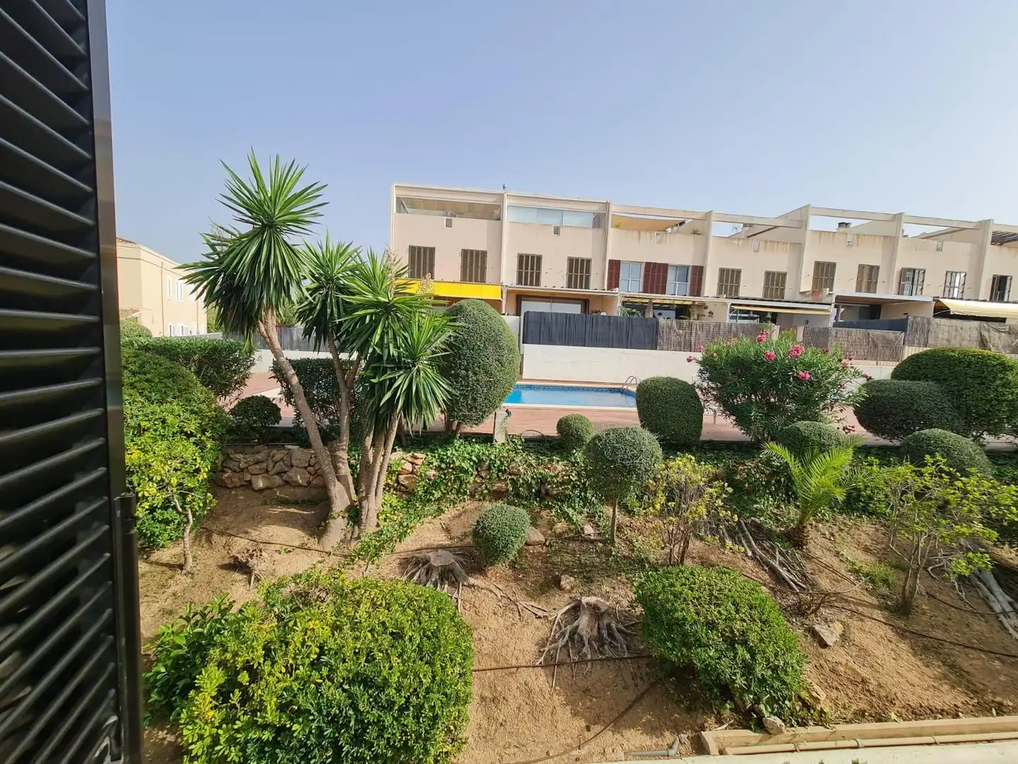 Piscina de Casa adosada de lloguer en Llucmajor amb Aire condicionat, Calefacció i Jardí privat