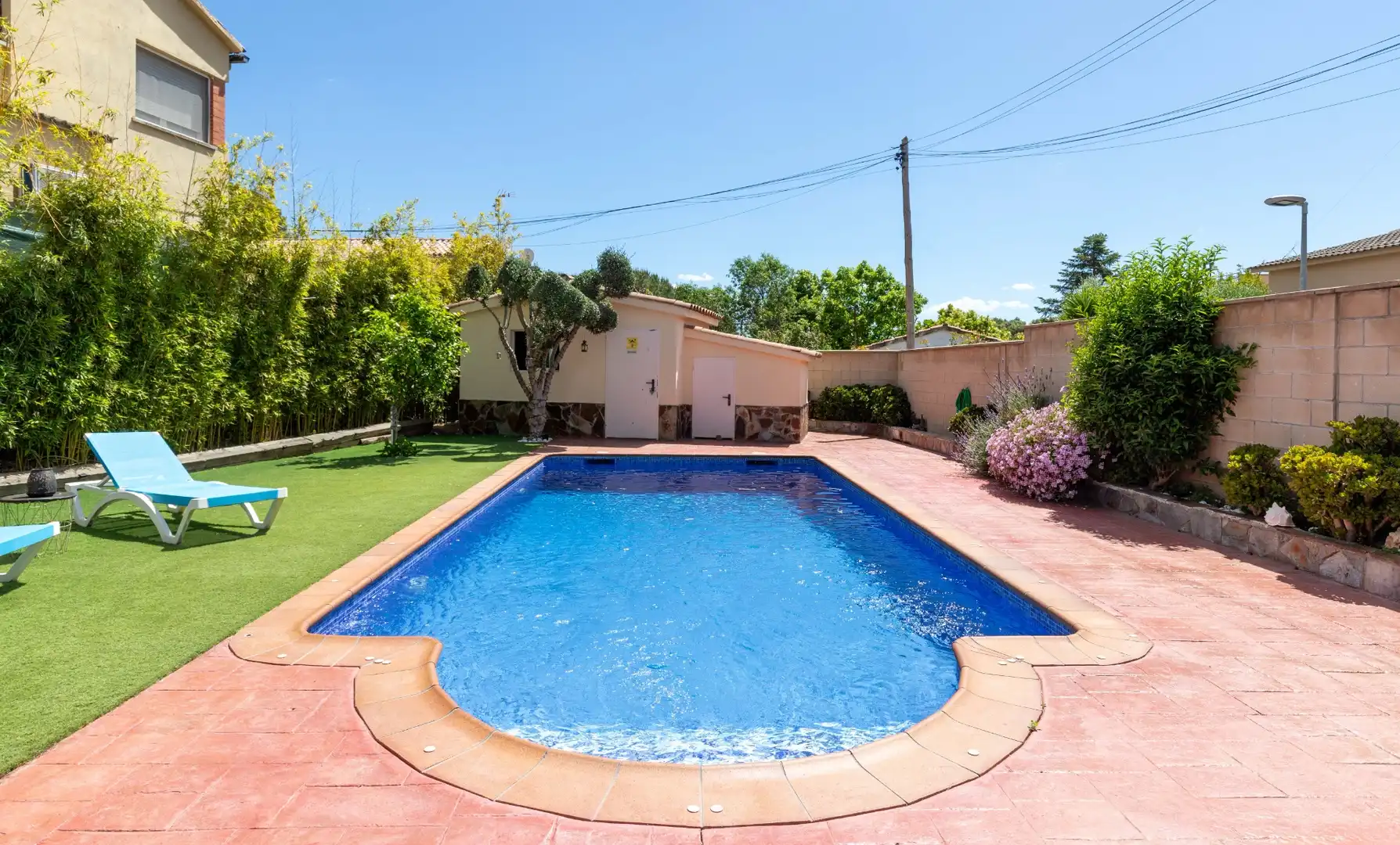 Swimming pool of Houses for sale in Viladecavalls  with Air Conditioner, Heating and Private garden