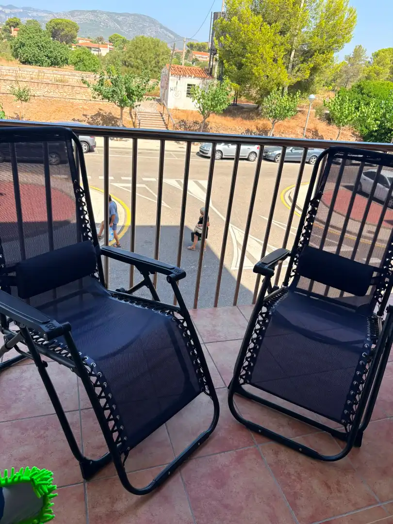 Terraza de Apartamento de alquiler en Vandellòs i l'Hospitalet de l'Infant con Aire acondicionado, Calefacción y Amueblado