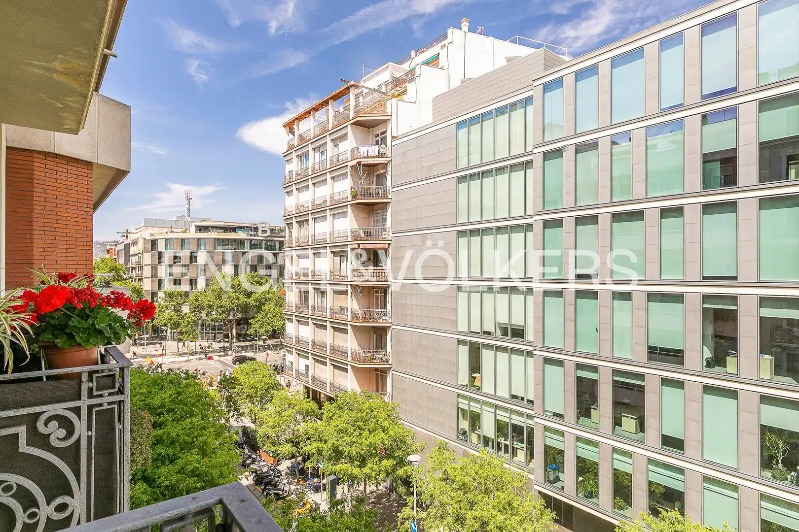 Vista exterior de Piso de alquiler en Barcelona con Calefacción, Parquet y Amueblado