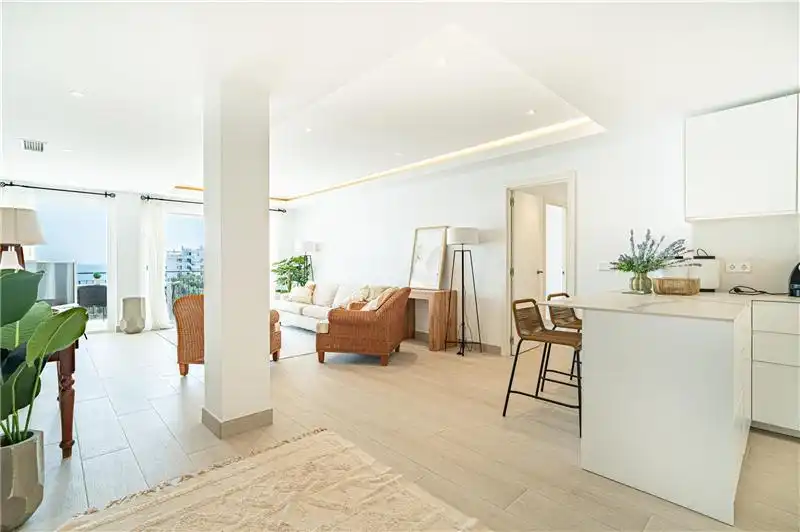 Wohnzimmer von Wohnungen zum Verkauf in Calvià mit Klimaanlage und Terrasse