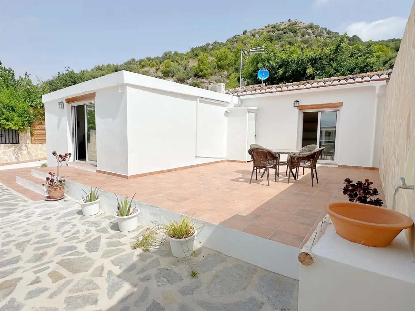 Terrassa de Finca rústica en venda en El Ràfol d'Almúnia amb Aire condicionat, Calefacció i Terrassa
