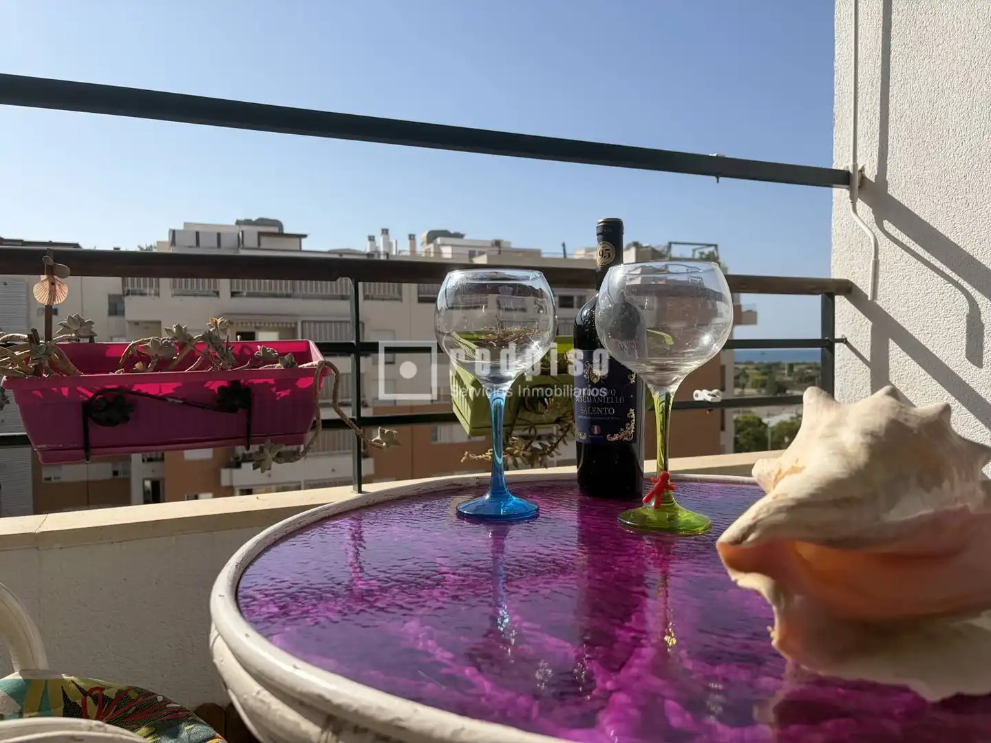 Terrasse von Wohnung zur Miete in Málaga mit Klimaanlage, Heizung und Privatgarten