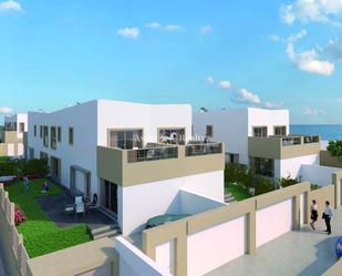 Exterior view of Single-family semi-detached for sale in Granadilla de Abona  with Private garden and Terrace