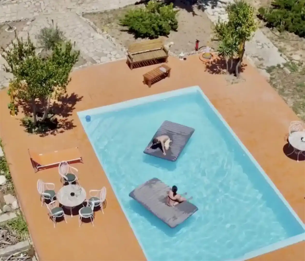 Piscina de Casa o chalet de alquiler en Ambite con Jardín privado, Trastero y Piscina