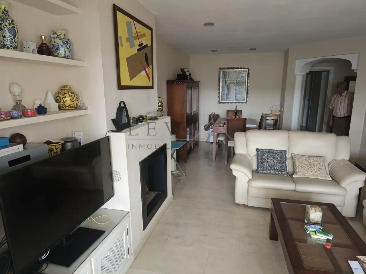 Living room of Flat for sale in Marbella  with Air Conditioner, Heating and Terrace