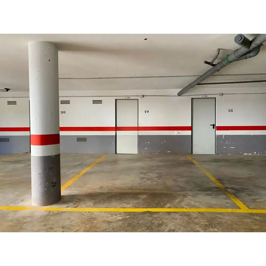 Parkplatz von Wohnungen zum Verkauf in Dénia mit Klimaanlage, Heizung und Privatgarten