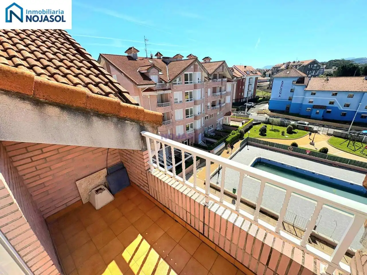 Terrasse von Wohnung zur Miete in Noja mit Heizung, Terrasse und Möbliert