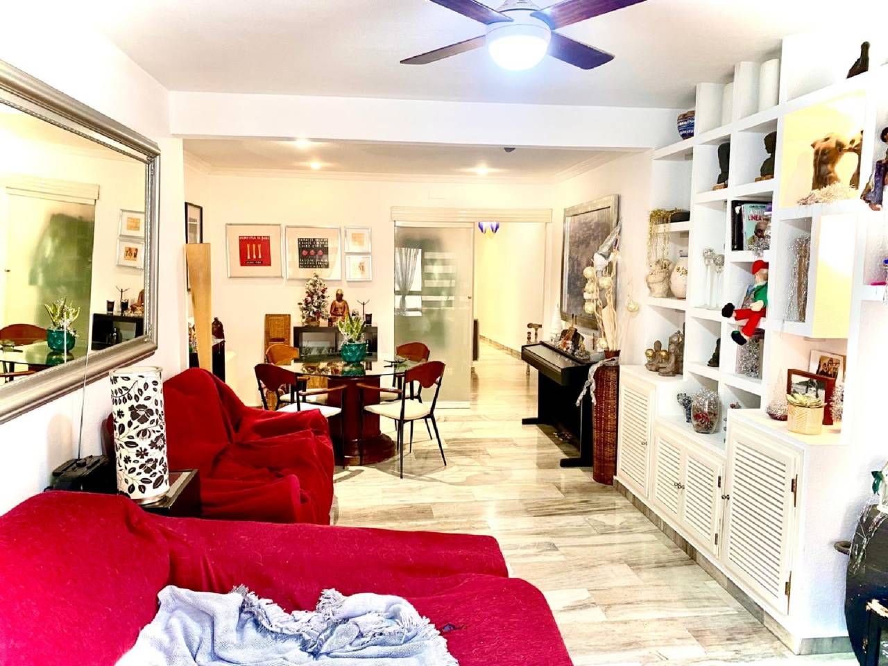 Living room of Flat for sale in Daimiel  with Air Conditioner, Heating and Furnished
