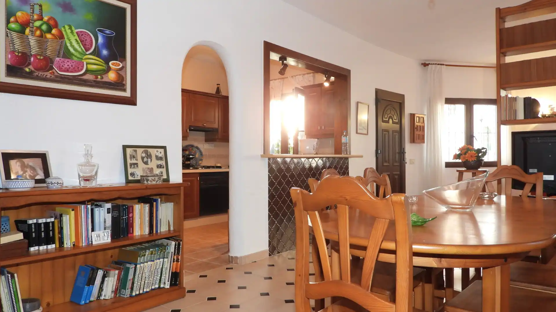 Menjador de Apartament en venda en La Manga del Mar Menor amb Aire condicionat, Calefacció i Jardí privat