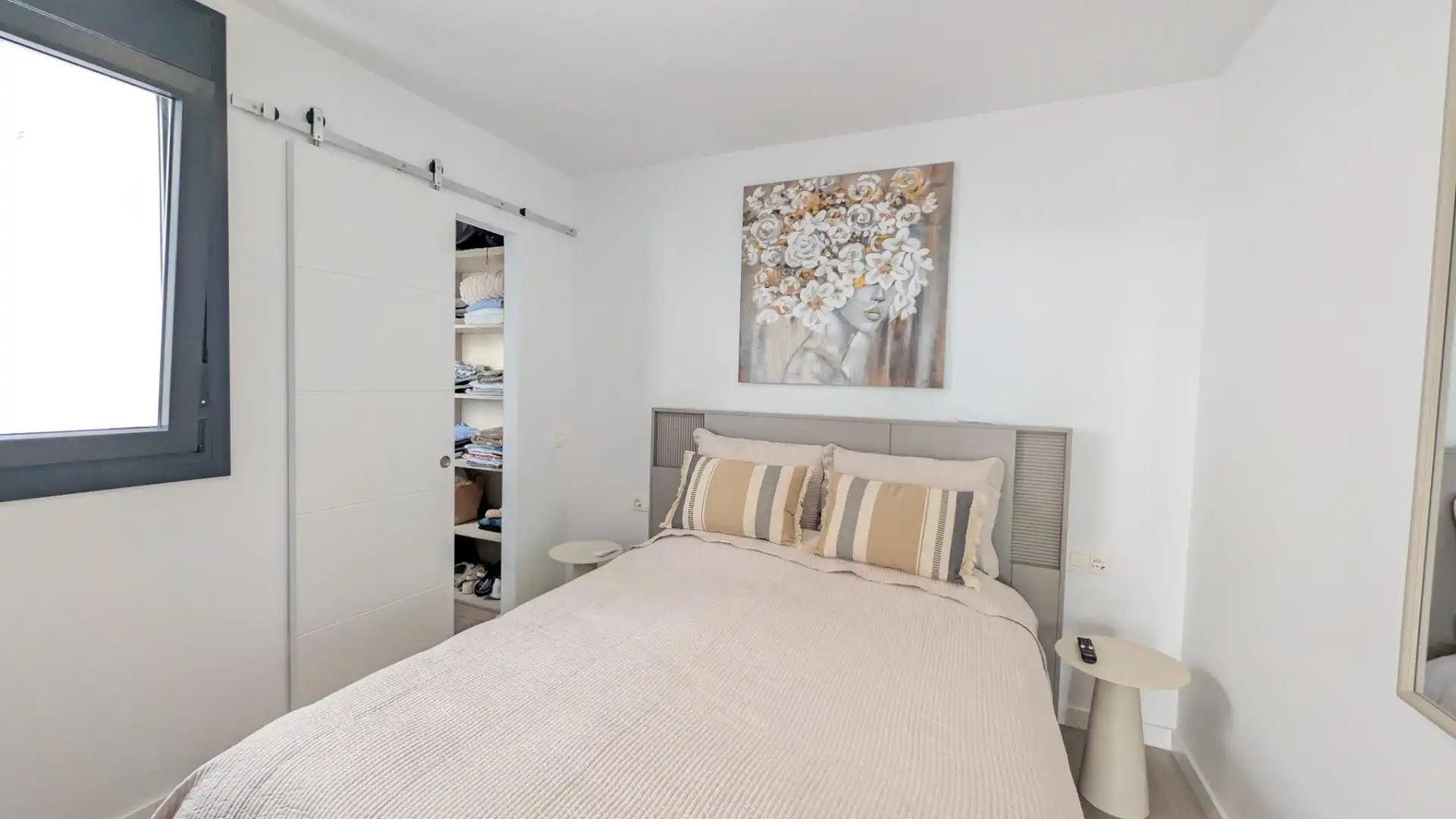 Schlafzimmer von Wohnung zur Miete in Torremolinos mit Klimaanlage, Heizung und Terrasse