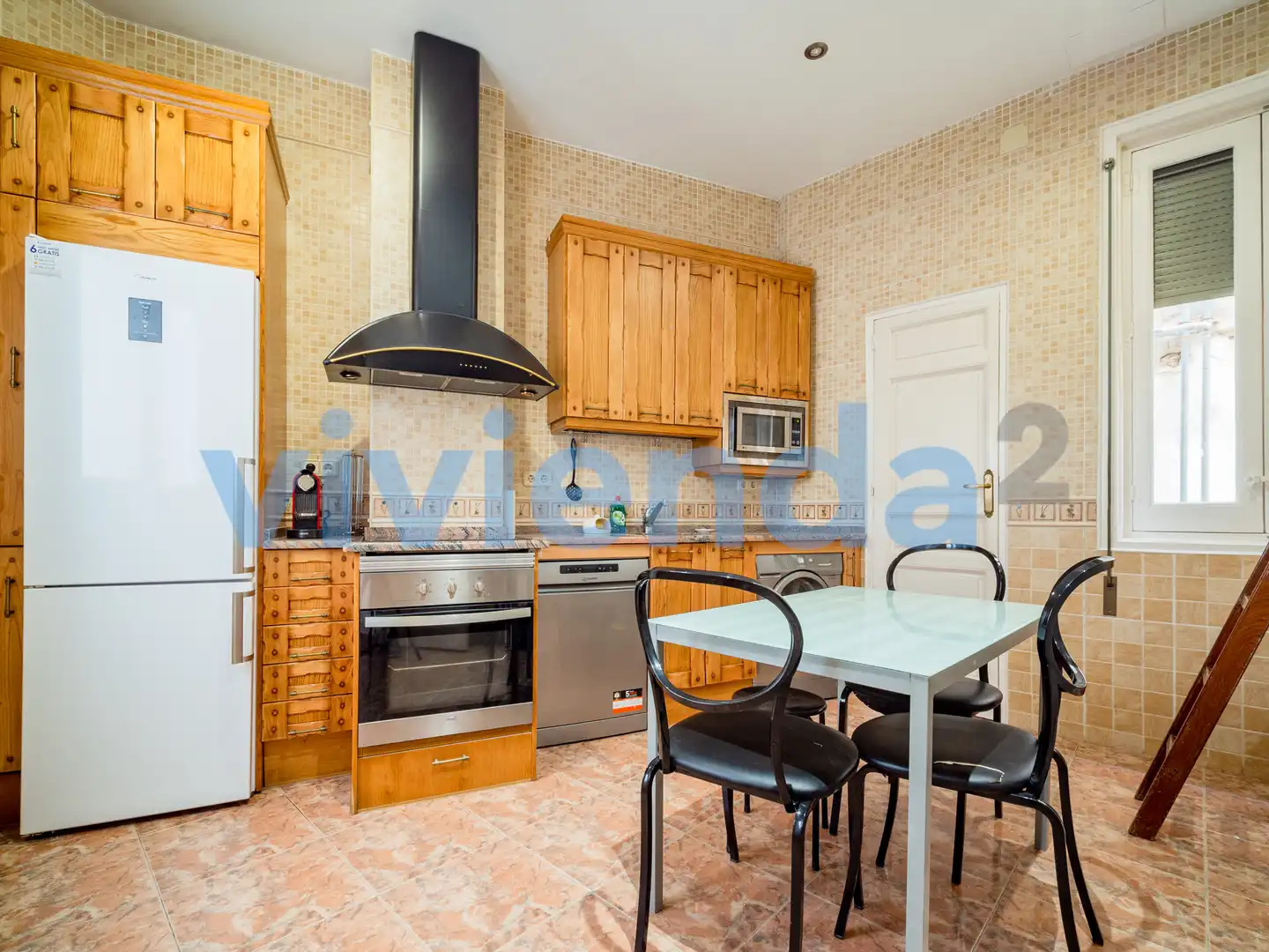 Cocina de Piso de alquiler en Madrid con Aire acondicionado y Calefacción