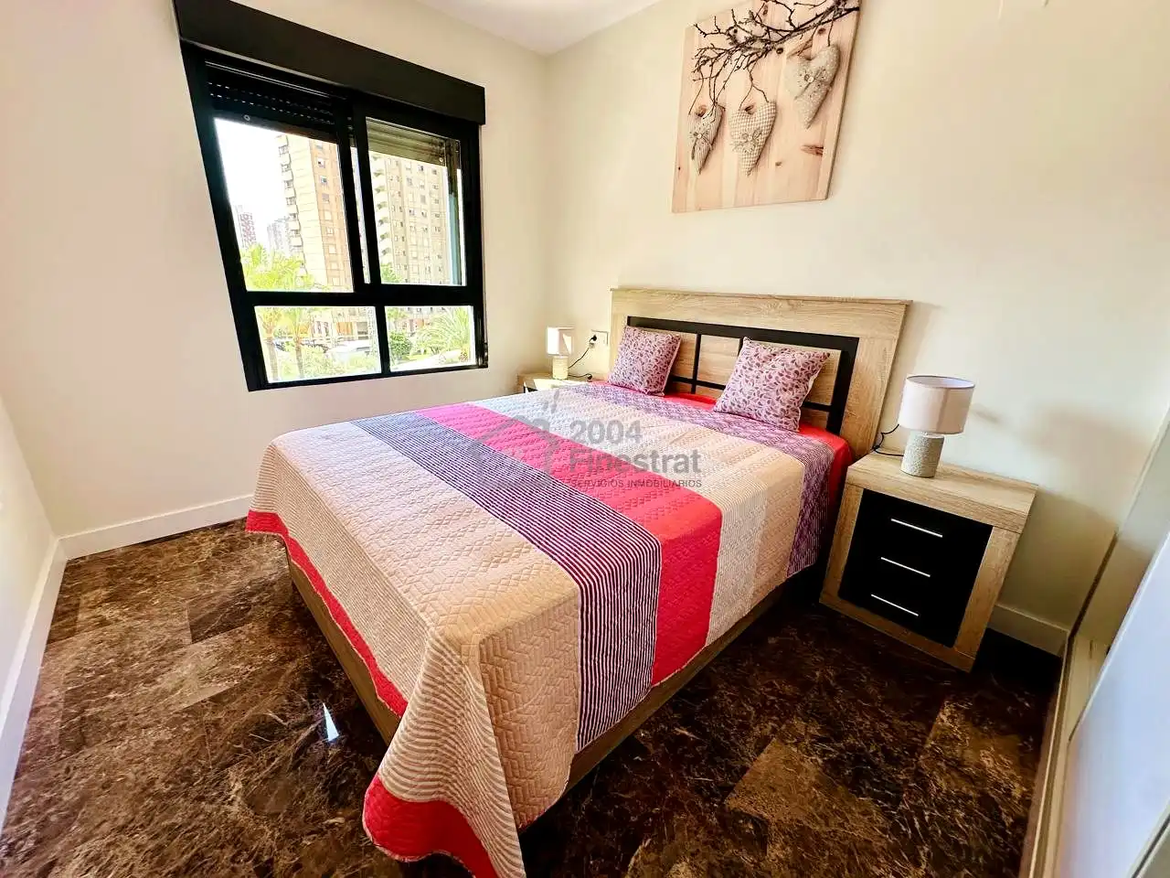 Bedroom of Flat for rent in Benidorm  with Terrace, Furnished and Community pool
