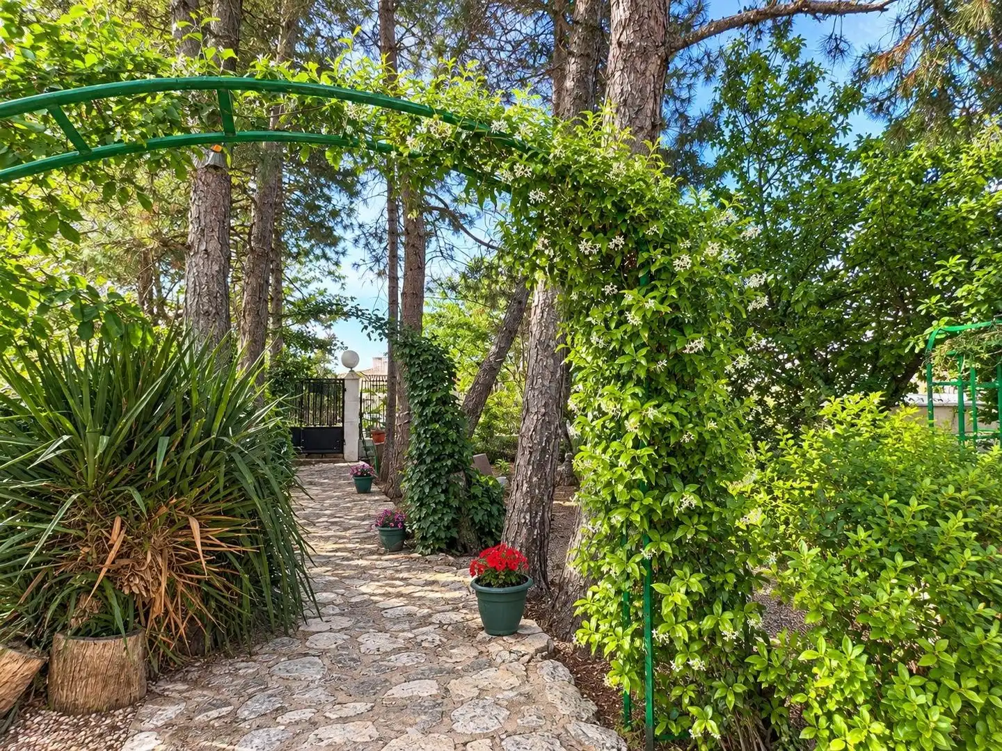 Jardí de Finca rústica en venda en La Almarcha  amb Calefacció, Jardí privat i Piscina