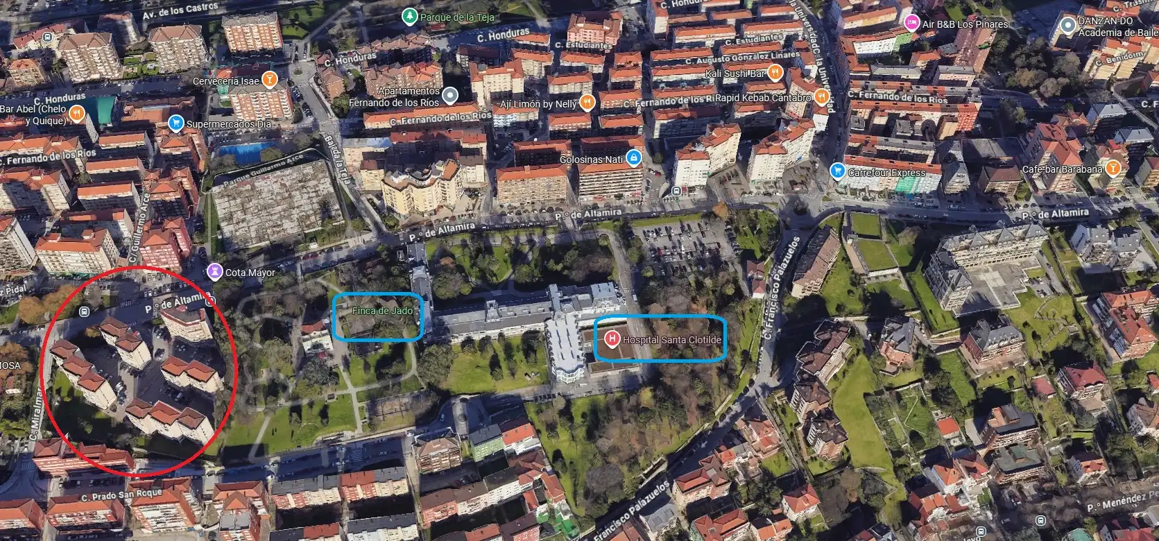 Vista exterior de Piso en venta en Santander con Calefacción y Amueblado