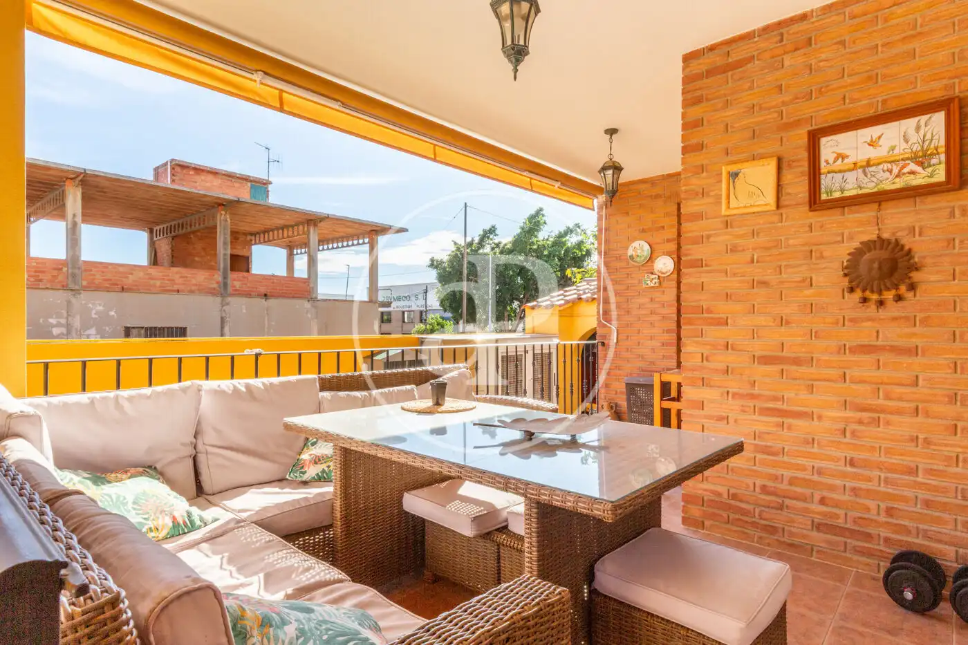 Terraza de Casa adosada en venta en Burriana / Borriana con Calefacción, Jardín privado y Terraza