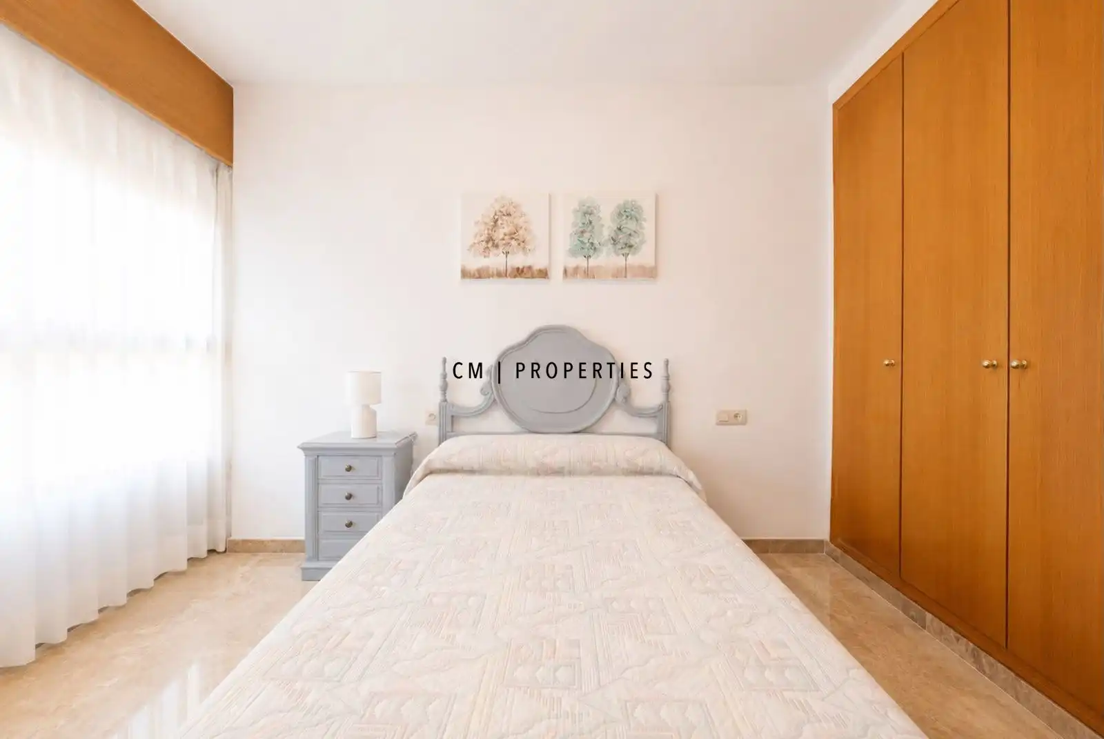 Bedroom of Flat for rent in Albal  with Air Conditioner, Heating and Furnished