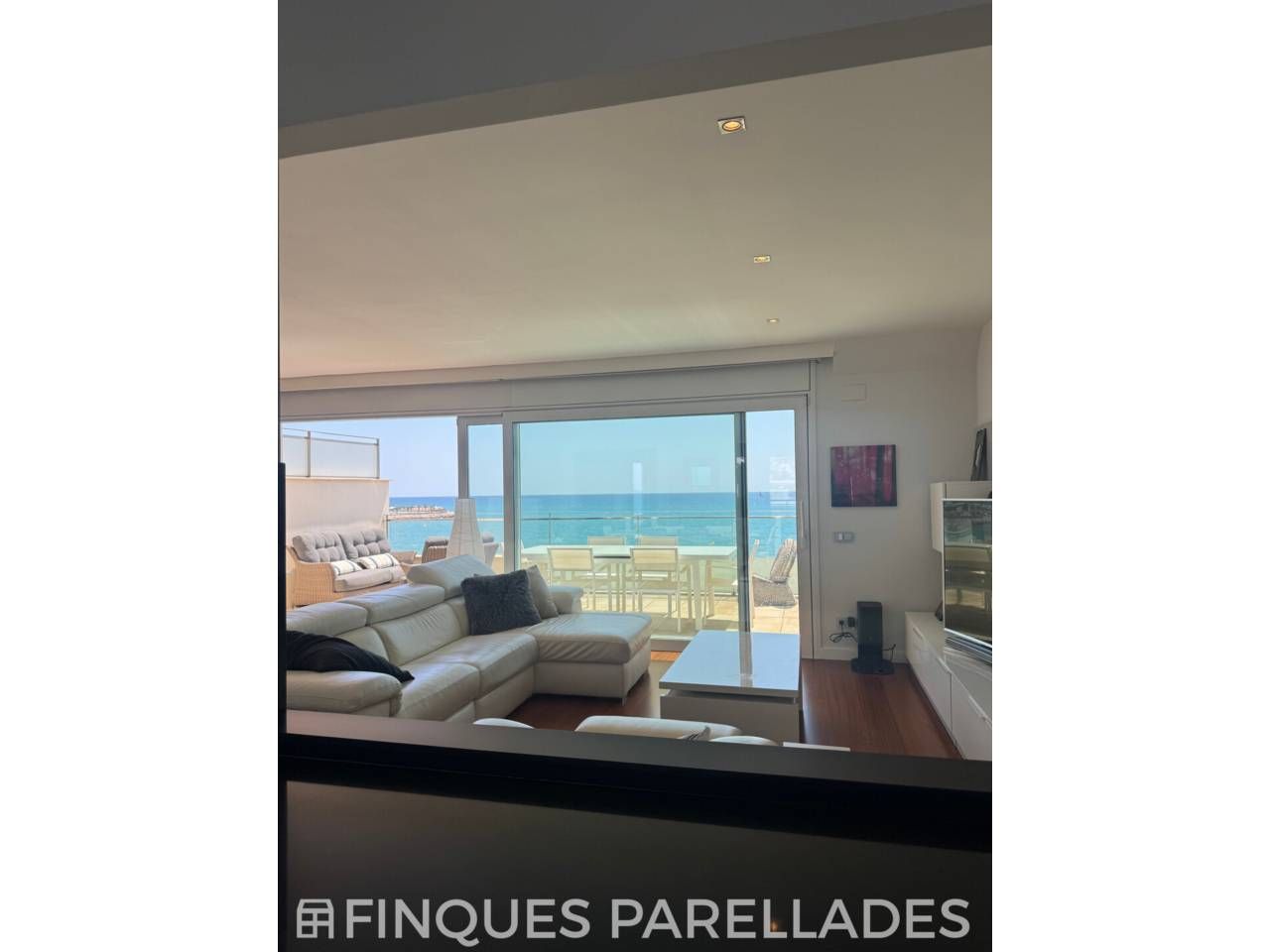 Living room of Attic for sale in Sitges  with Air Conditioner, Heating and Terrace