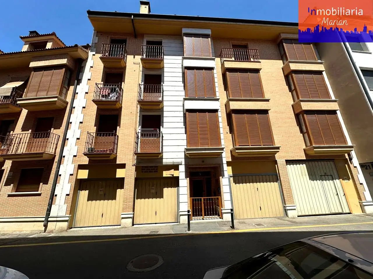 Exterior view of Flat for sale in Aranda de Duero  with Heating, Terrace and Furnished