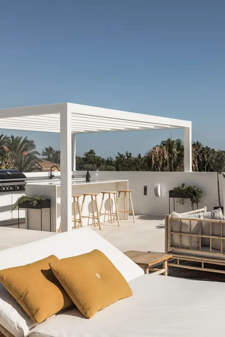 Terraza de Casa o chalet en venta en Marbella con Aire acondicionado, Jardín privado y Terraza