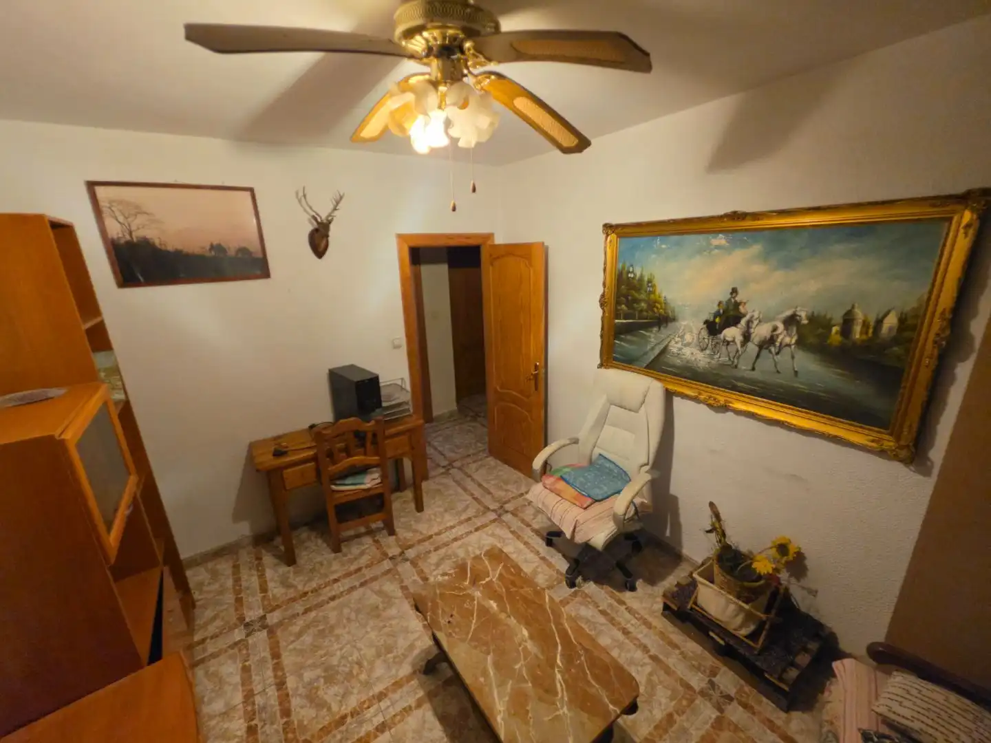 Sala d'estar de Casa o xalet en venda en Málaga Capital amb Aire condicionat, Terrassa i Balcó