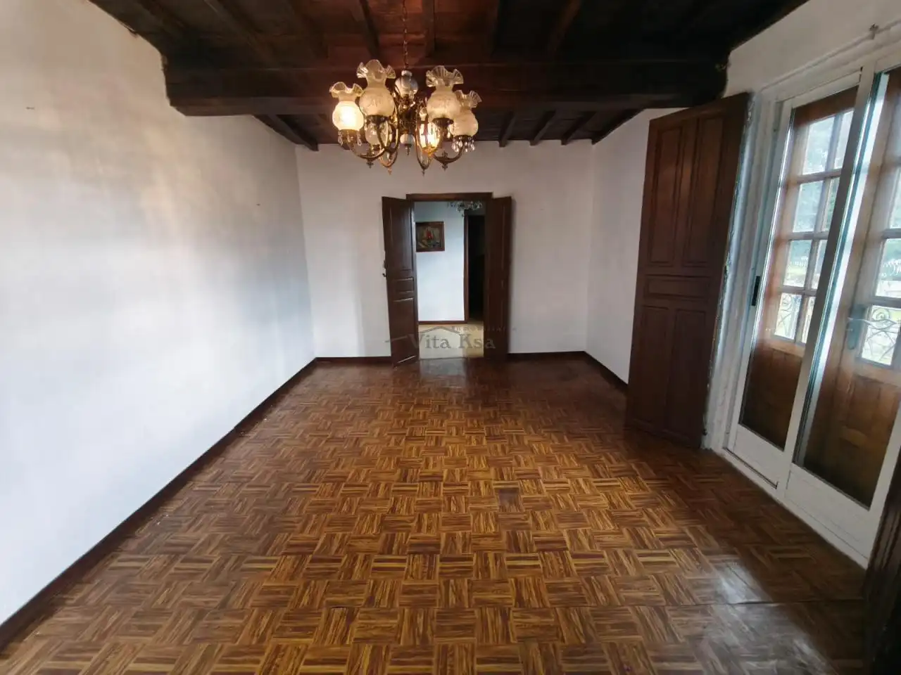 Sala d'estar de Finca rústica en venda en Esgos amb Calefacció, Jardí privat i Balcó