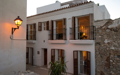 Exterior view of Single-family semi-detached for sale in Eivissa  with Air Conditioner, Terrace and Storage room