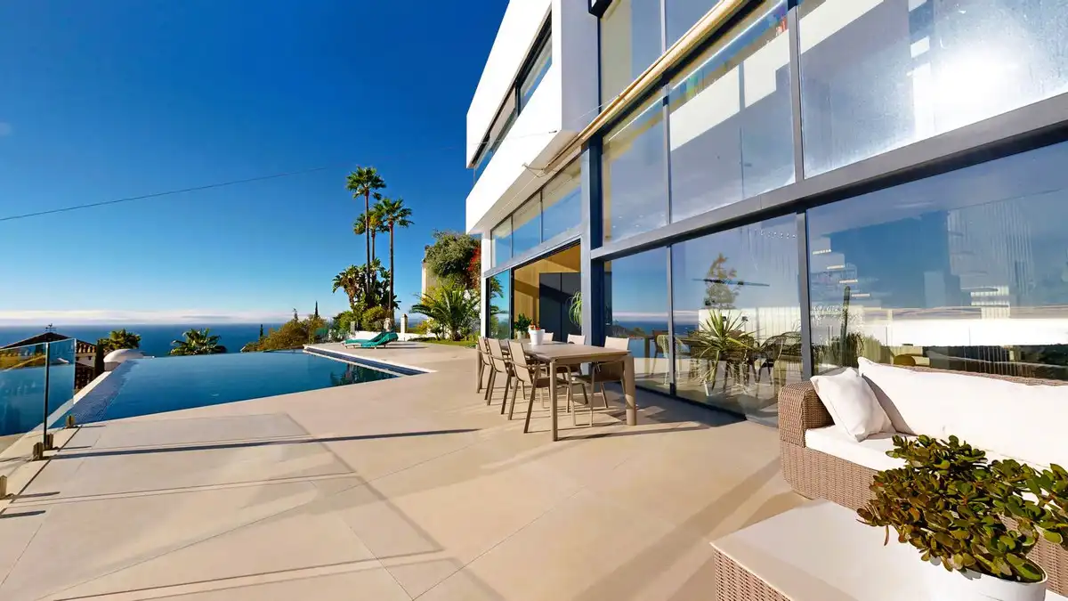 Terrace of Houses for rent in Marbella  with Air Conditioner, Private garden and Terrace