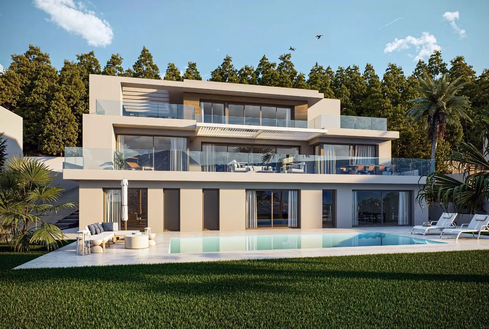 Exterior view of Houses for sale in Altea  with Air Conditioner, Private garden and Terrace