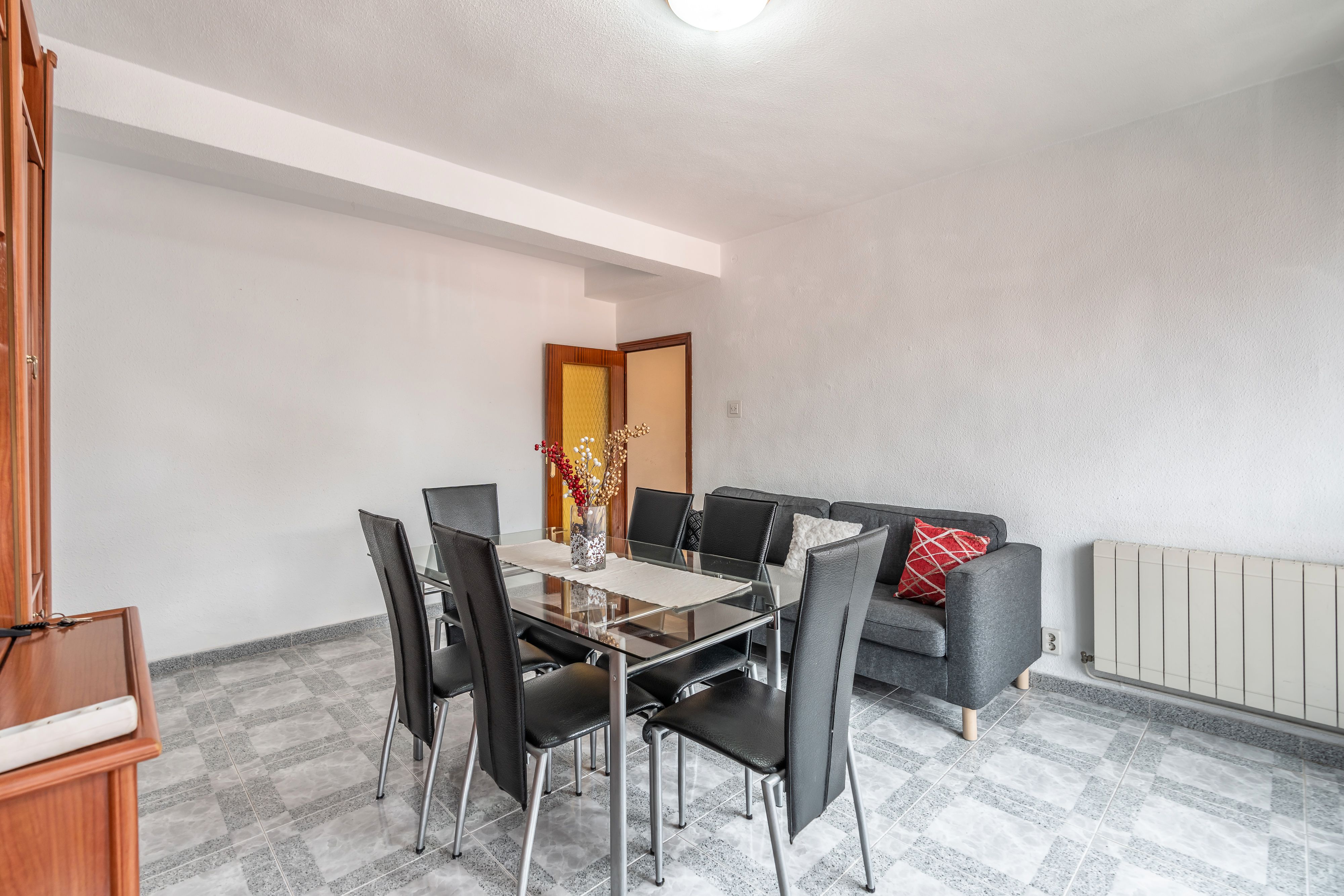 Dining room of Flat for sale in  Madrid Capital  with Heating and Balcony