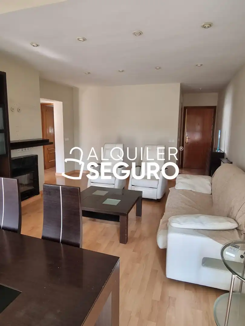 Wohnzimmer von Wohnung zur Miete in Madrid mit Klimaanlage, Heizung und Möbliert