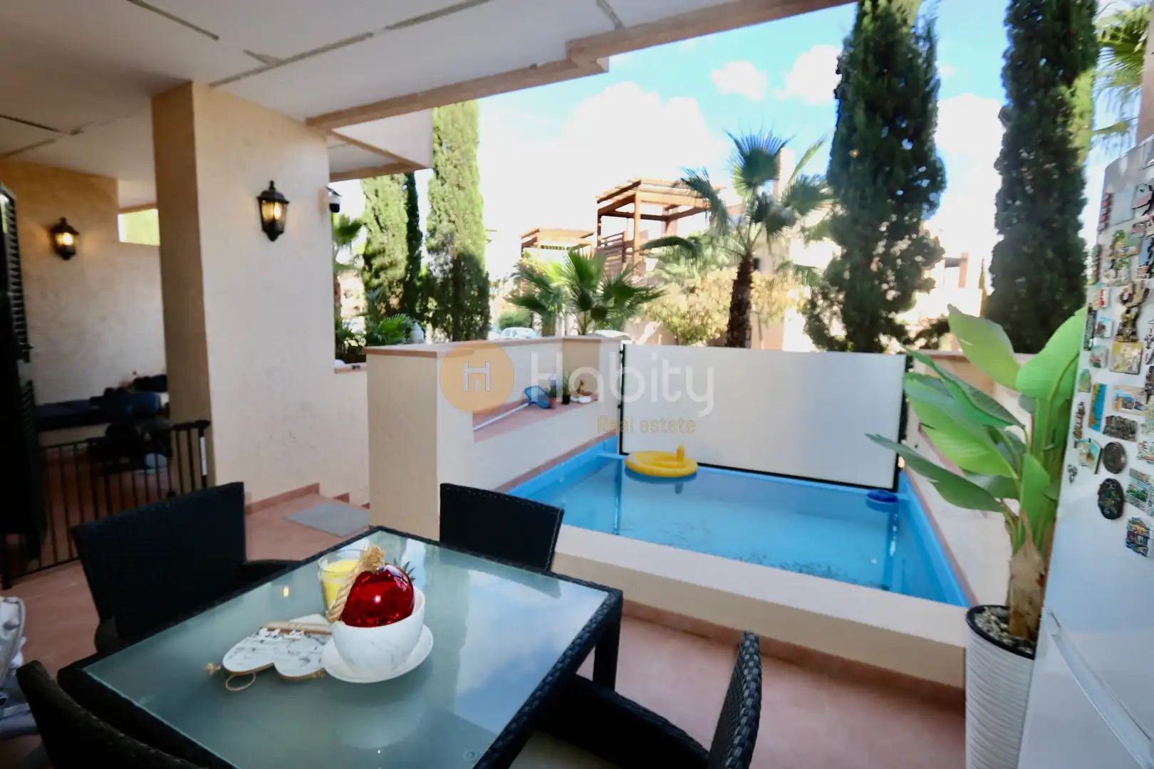 Terrasse von Erdgeschoss zum Verkauf in Fuente Álamo de Murcia mit Klimaanlage, Heizung und Terrasse
