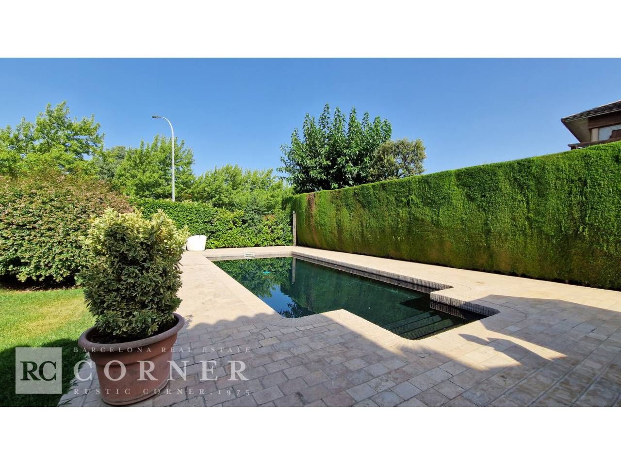 Jardí de Finca rústica en venda en Cardedeu amb Jardí privat, Parquet i Piscina