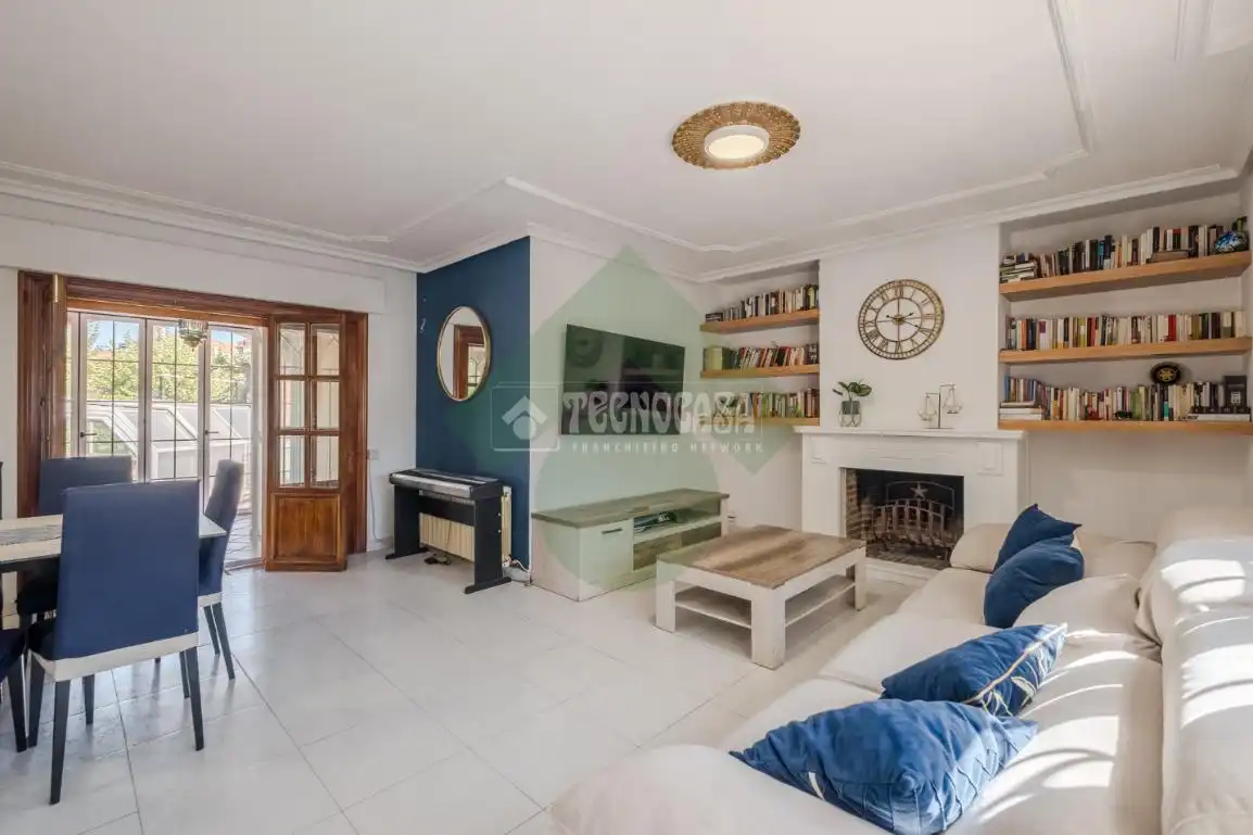 Sala de estar de Casa o chalet en venta en Griñón con Aire acondicionado