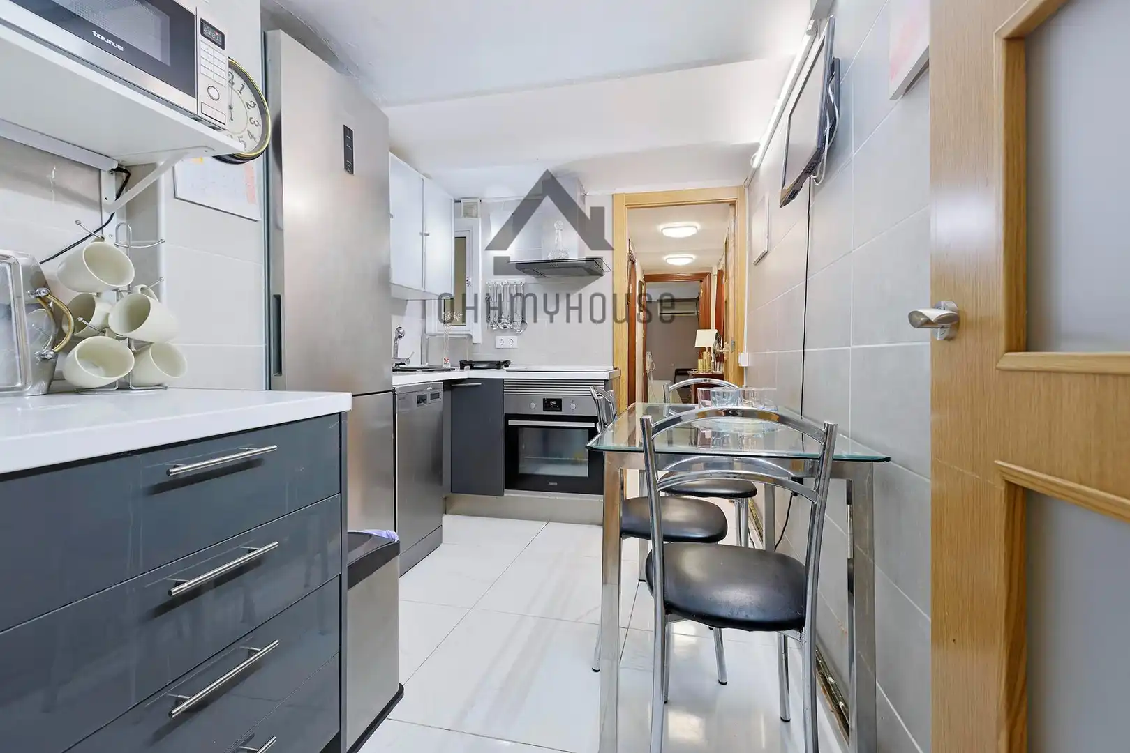 Kitchen of Ground floor for sale in Barcelona  with Air Conditioner, Heating and Terrace