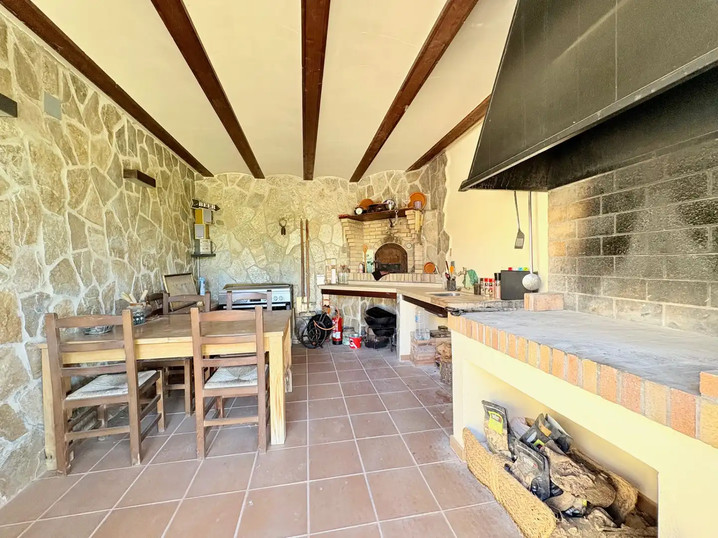 Cuina de Casa o xalet en venda en Cheste amb Aire condicionat, Calefacció i Jardí privat