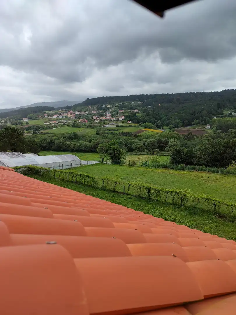 Vista exterior de Casa o chalet en venta en Lousame con Jardín privado, Trastero y Amueblado