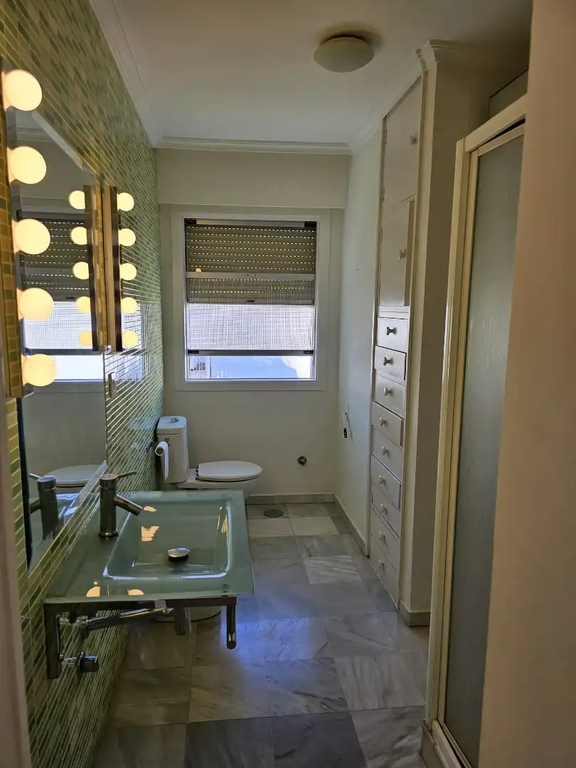 Badezimmer von Haus oder Chalet zur Miete in Sevilla mit Klimaanlage, Heizung und Privatgarten
